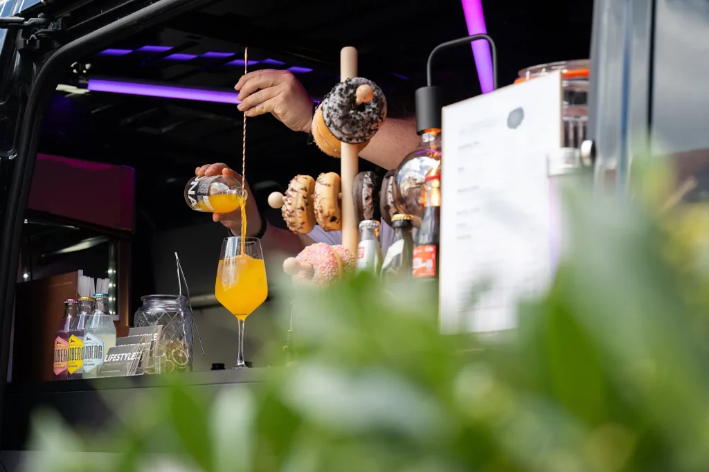 Zubereitung von Cocktails