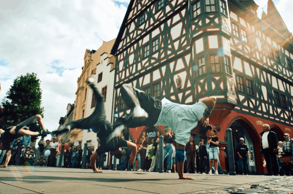 Breakdancer am Borgiasplatz